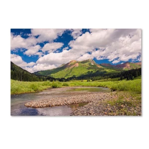 Michael Blanchette Photography 'Along Gothic River' Canvas Art, 30x47, Trademark Fine Art, Mfr#: ALI3748-C3047GG